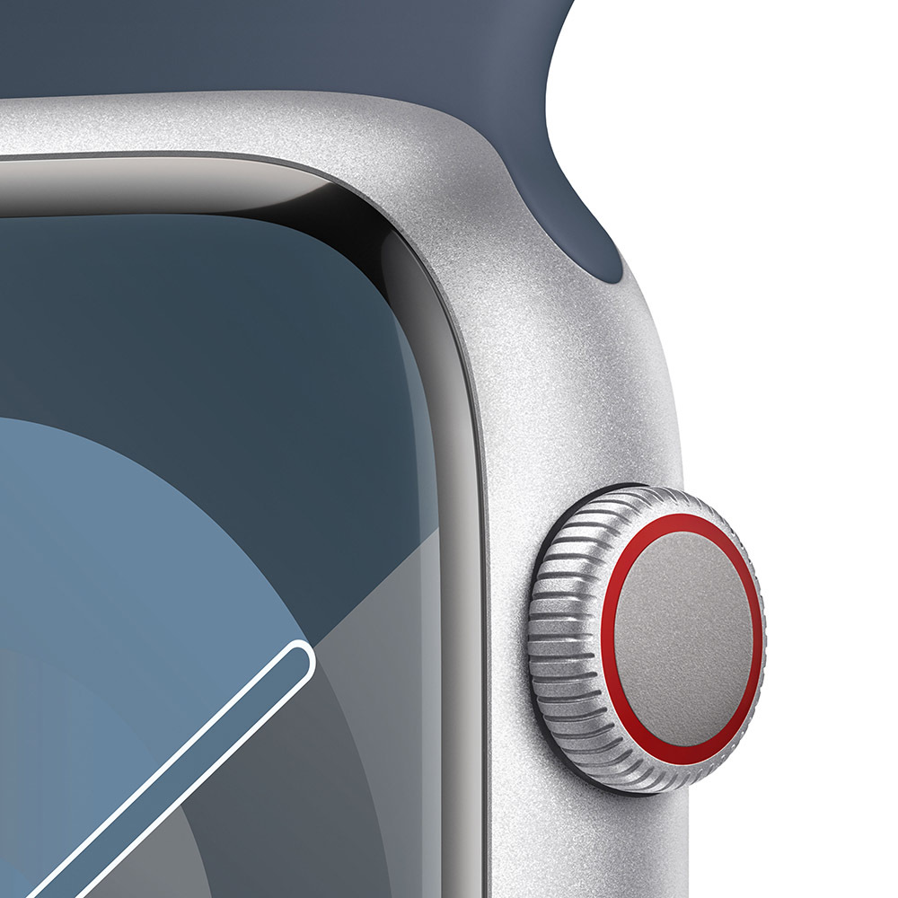 APPLE Watch Series 9 GPS + Cellular cassa 45mm Silver Alu S-M 3.jpg