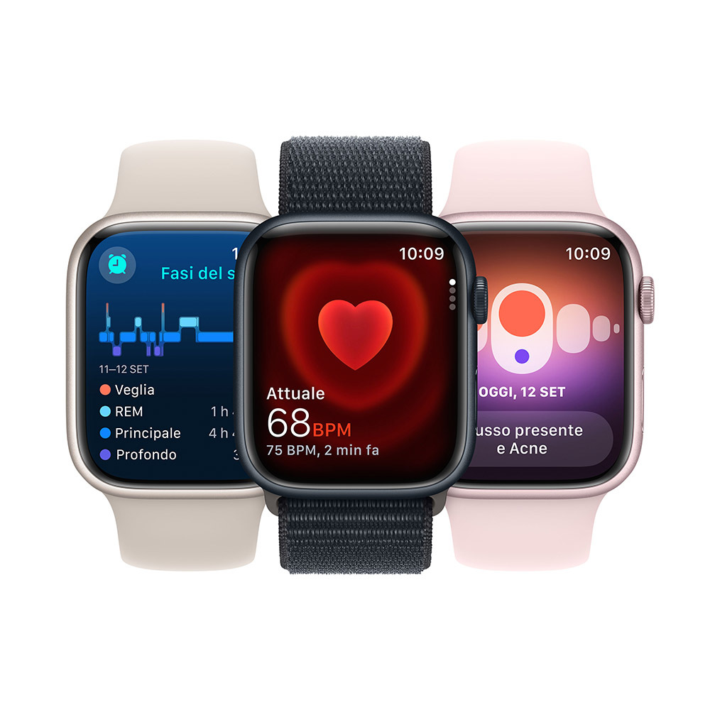 APPLE Watch Series 9 GPS + Cellular cassa 45mm Silver Alu S-M 7.jpg